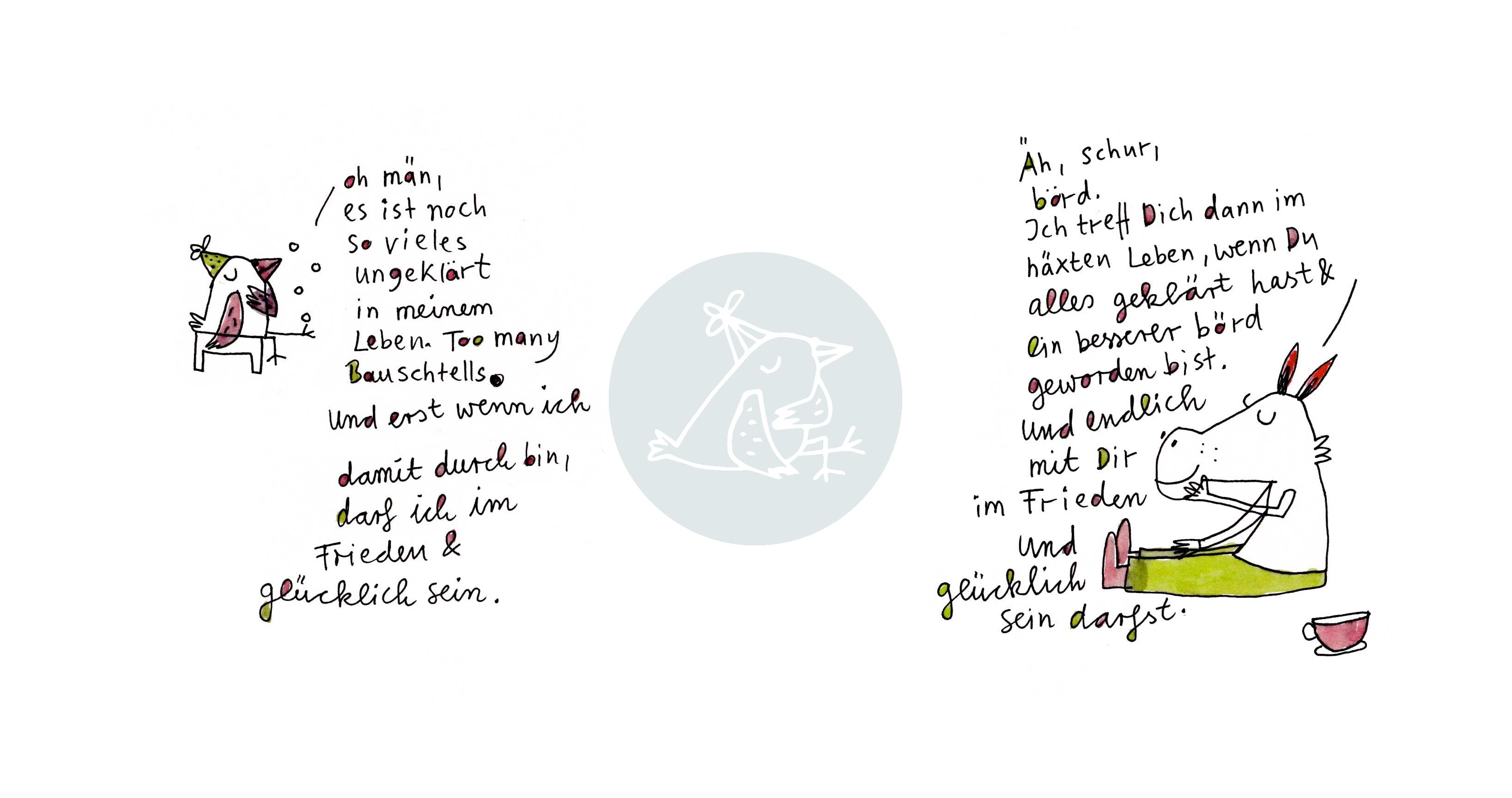 Buch - Speedcoaching with Dr. Pferd & the börd - karindrawings